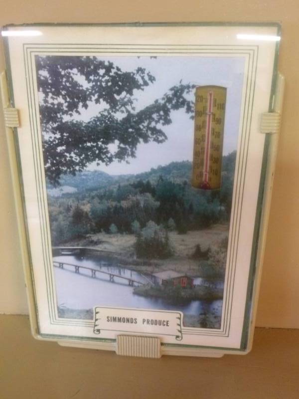 Vintage Advertisement Thermometer