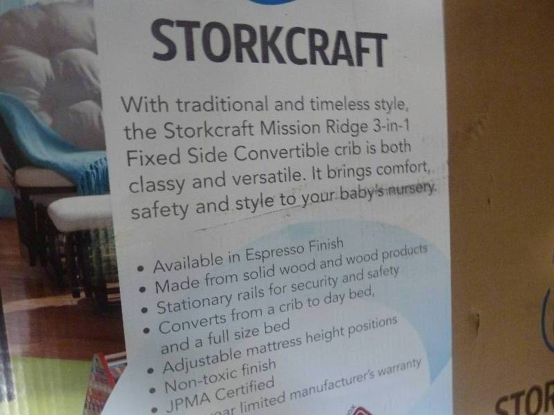 Stork Craft Mission Ridge Convertable Crib St Paul Estate