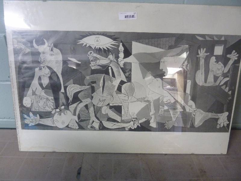lot 17 image: Picasso Poster Print