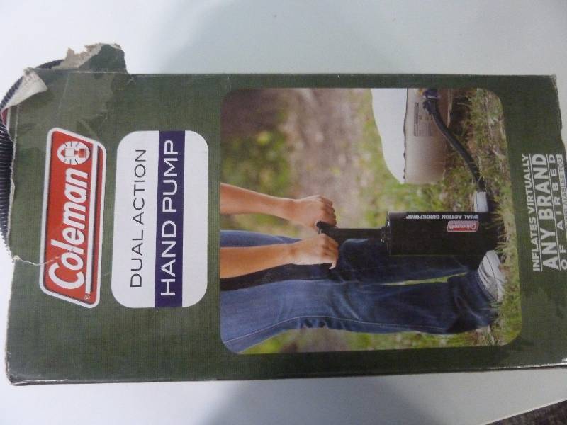 lot 36 image: Coleman Dual Action Hand Pump