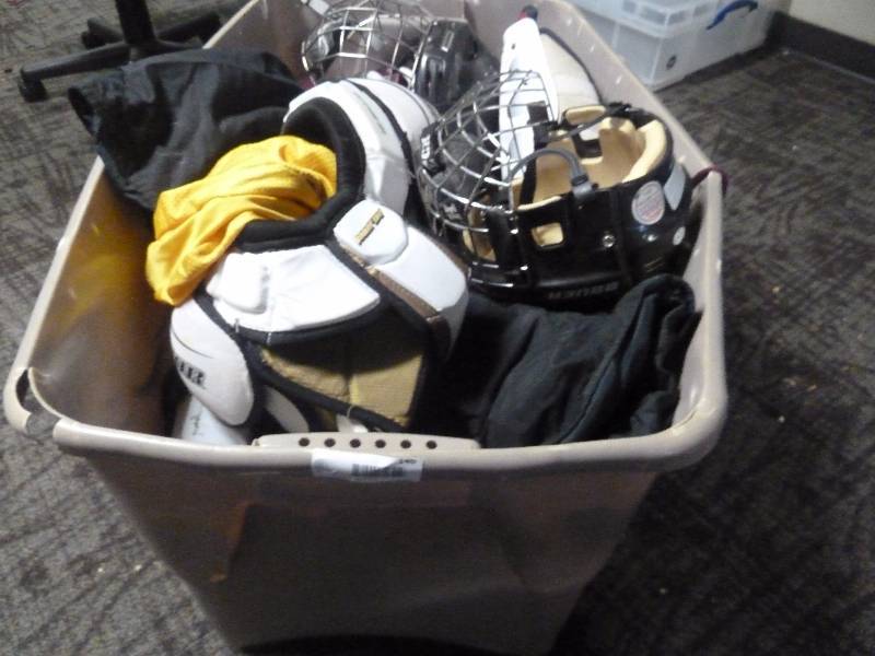 lot 146 image: Large Lot of Hockey Equipment