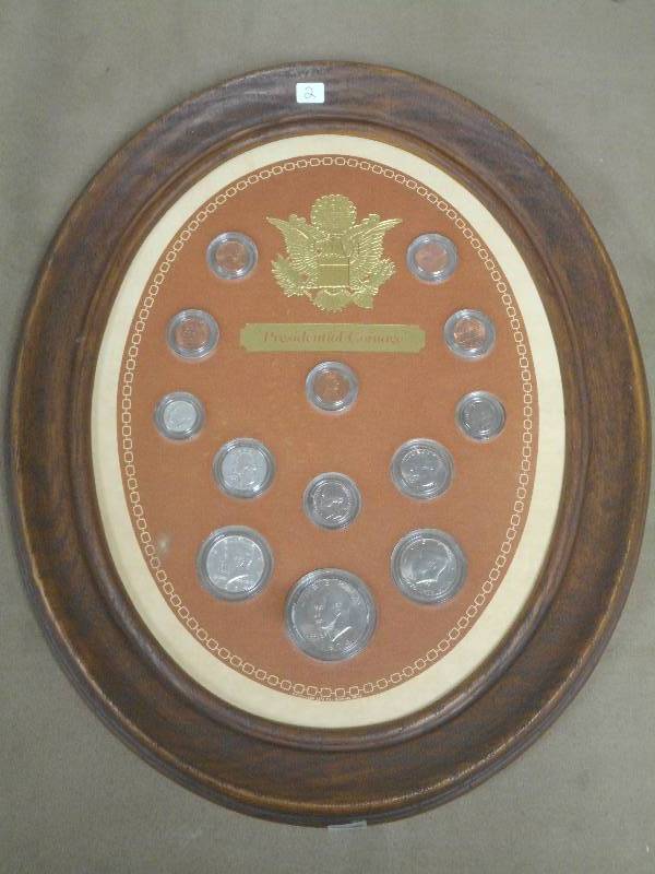 Framed Presidential Coinage Colle...