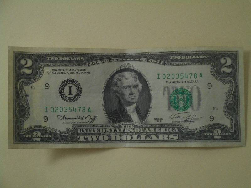 1976 U.S. $2 Note ...