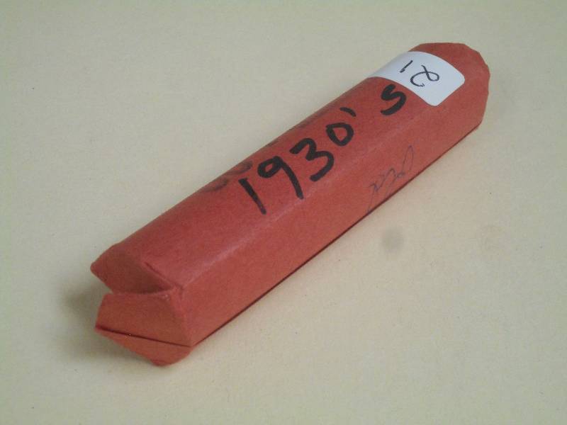 Full Roll Of 1930s Pennies, Unsear...
