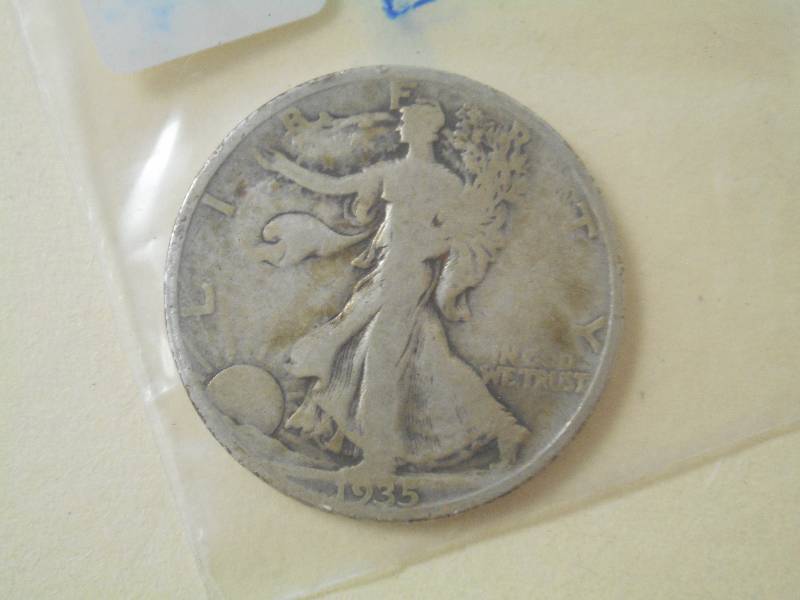 1935-S Walking Liberty Half Dolllar...