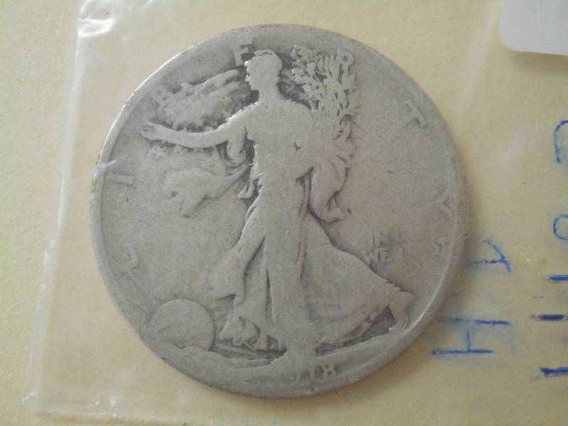 1918-S Walking Liberty Half Dollar ...