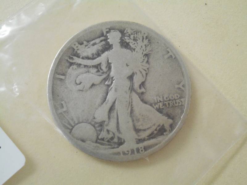 1918 Walking Liberty Half Dollar ...