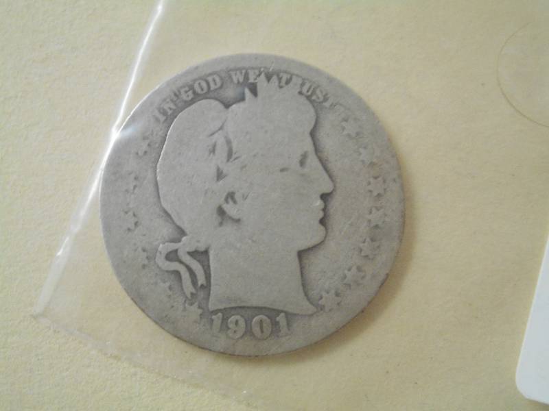 1901 Barber Quarter ...