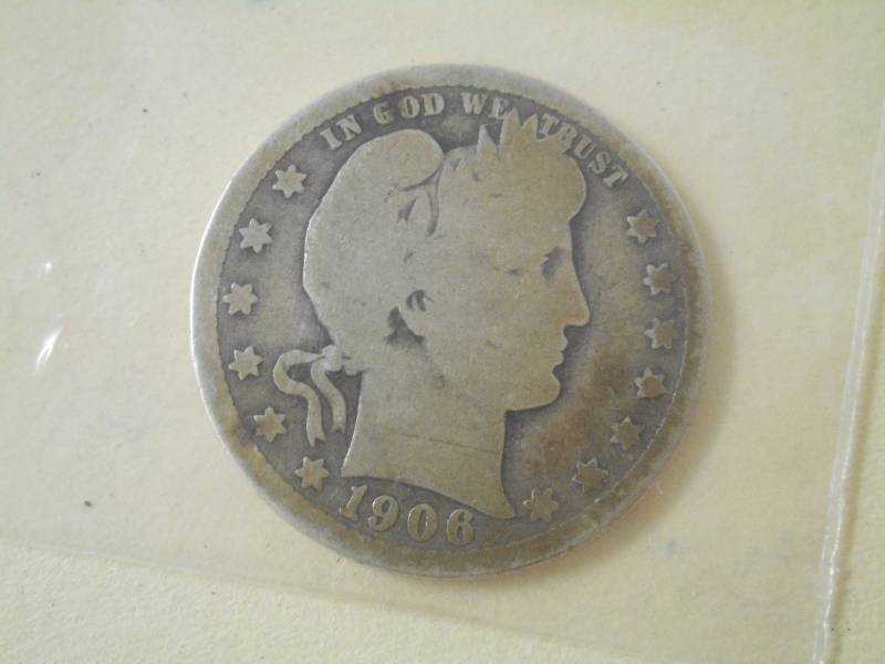 1906 Barber Quarter ...