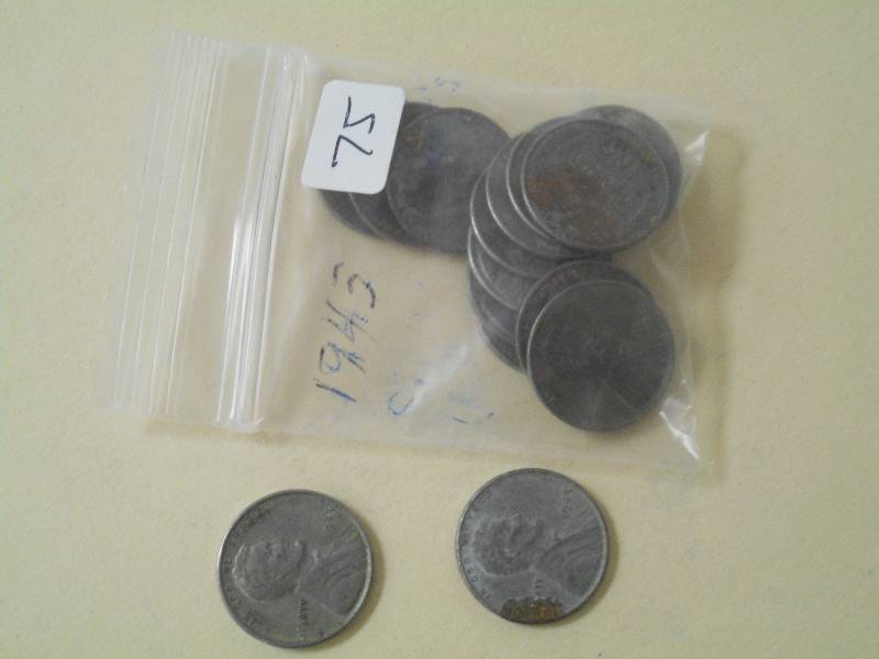 Bag Of 1943 Steel Pennies ...