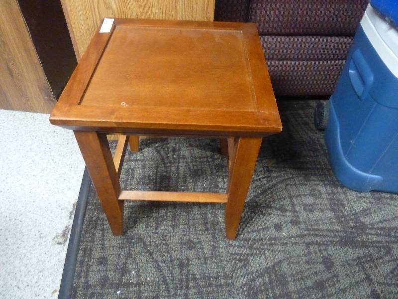 Wood End Table