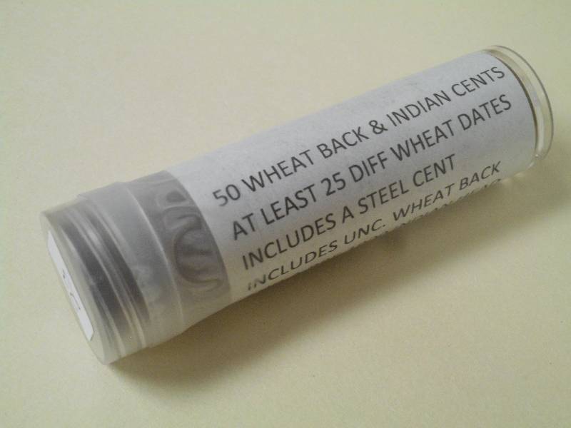 (1) Roll Of (50) Wheat & Indian Hea...