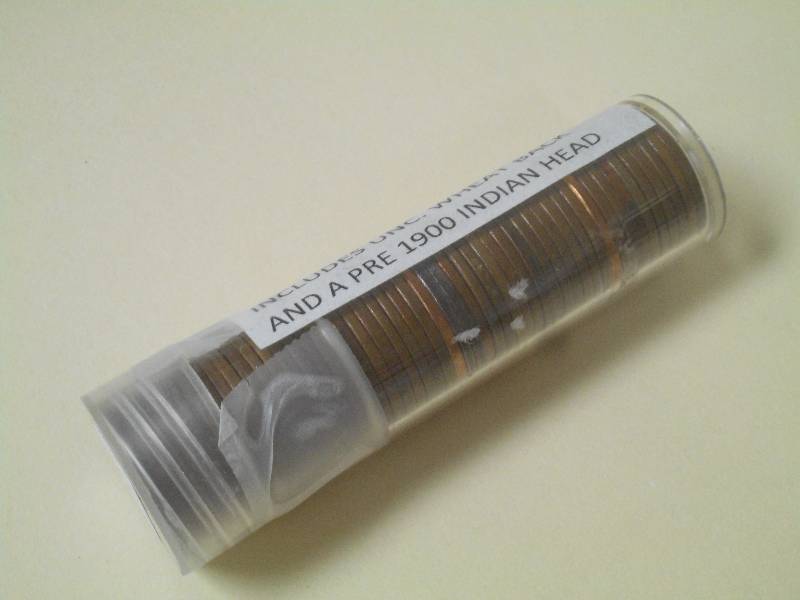 (1) Roll Of (50) Wheat & Indian Hea...