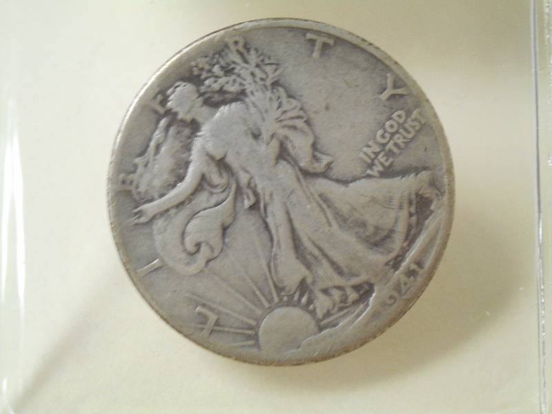 1941 Walking Liberty Half Dollar, 9...