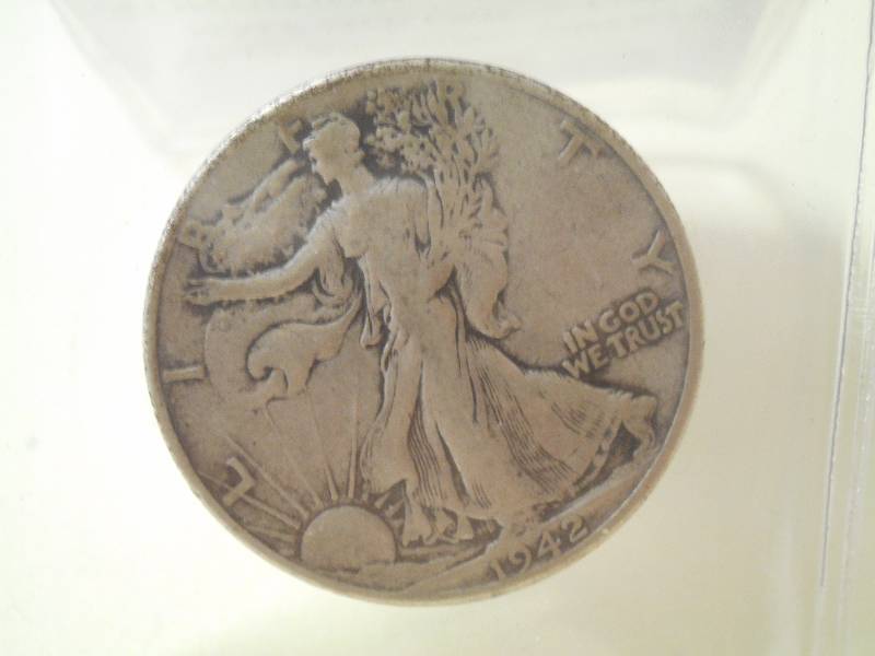 1942 Walking Liberty Half Dollar, 9...