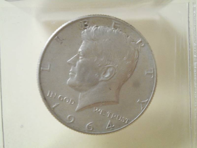 1964-D Kennedy Half Dollar, 90% Sil...