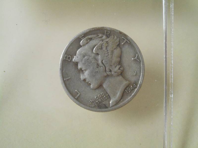 1944-D Mercury Dime, 90% Silver Coi...