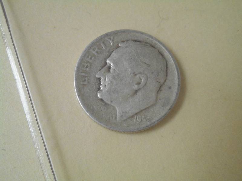 1952-S Roosevelt Dime, 90% Silver C...