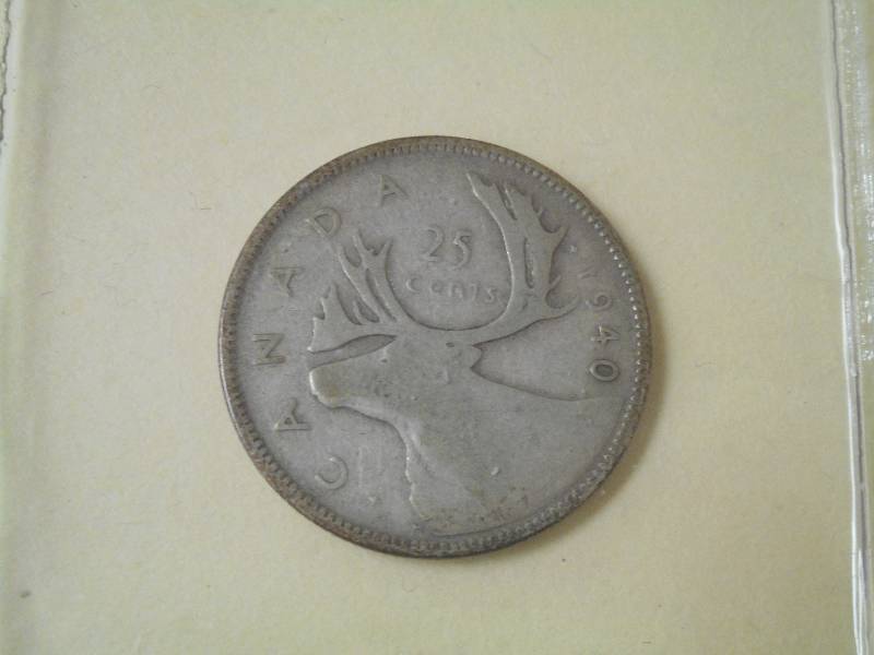 1940 King George VI Canadian Quarte...