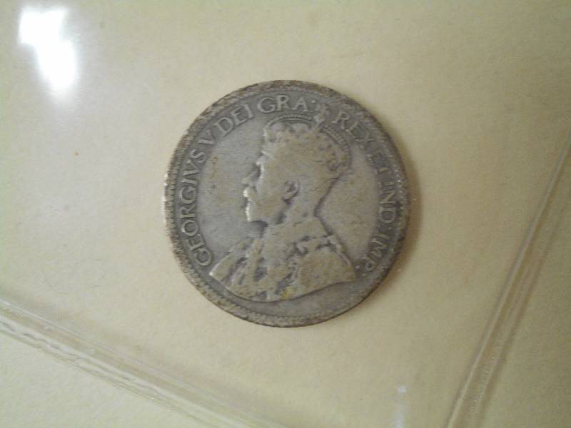 1931 King George V Canadian Dime, 9...