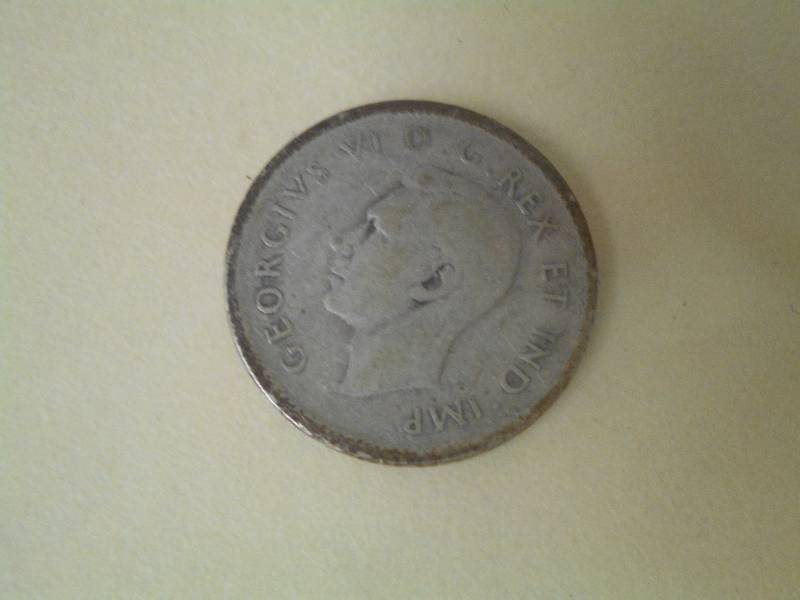 1944 King George VI Canadian Dime ...