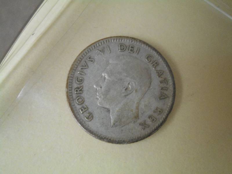 1952 King George VI Canadian Dime ...