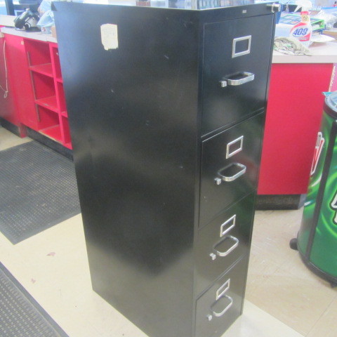 lot 37 image: Hon 4-Drawer File Cabinet
