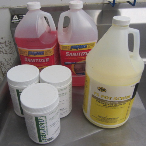lot 65 image: Disinfectant & Sanitizers, Gloves
