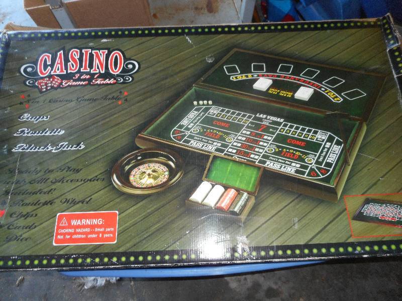 CASINO 3 IN 1 GAME TABLE