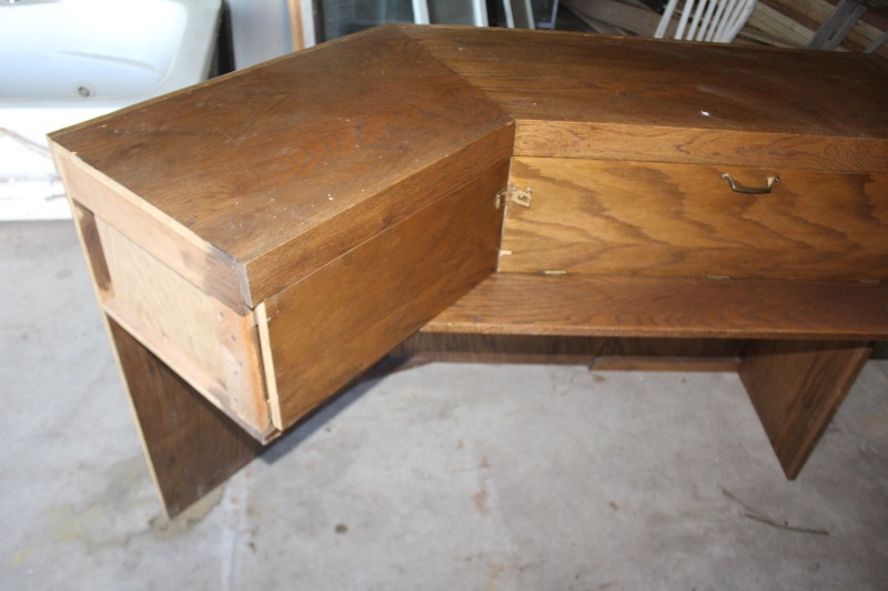 Solid Wood Recption Desk