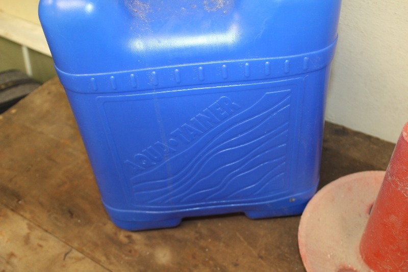 Water can and Anchor
