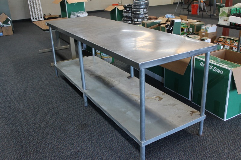 lot 100 image: Stainless Steel Table