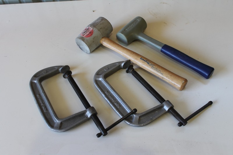 lot 95 image: ESTWING Deadblow Hammers & Metal Clamps