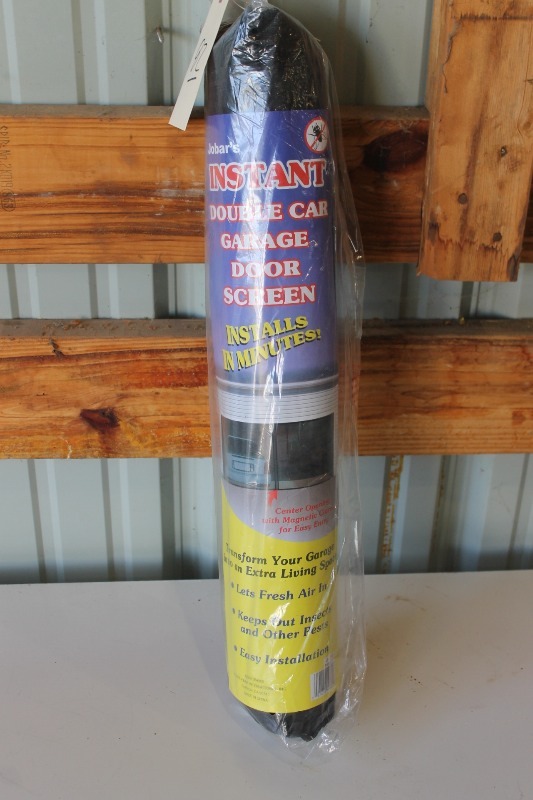 lot 82 image: NEW Double Car Garage Door Screen