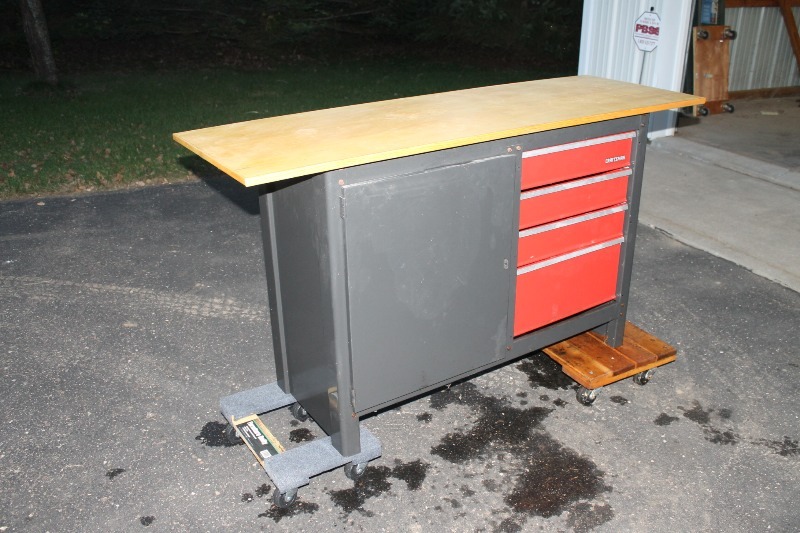 Craftsman Workbench/Storage Cabinet Contractor Estate ...