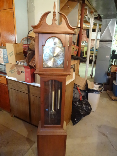 lot 1 image: Tempus Fugit Grand Father Clock