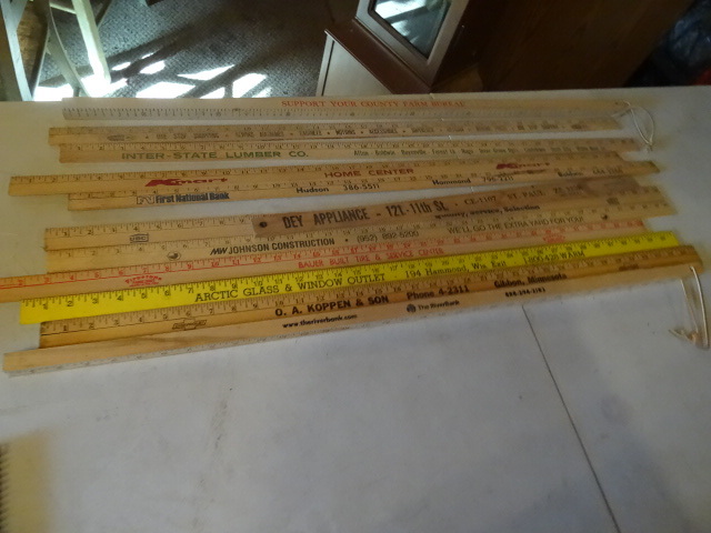 lot 60 image: Misc Wooden Yard  Sticks