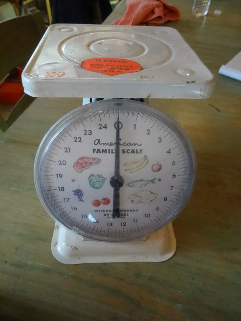 lot 100 image: 25 Lb. Kitchen Scale