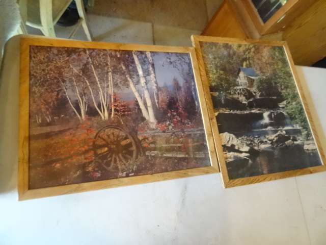 lot 117 image: 2 Wall Mount Frame Photo Prints