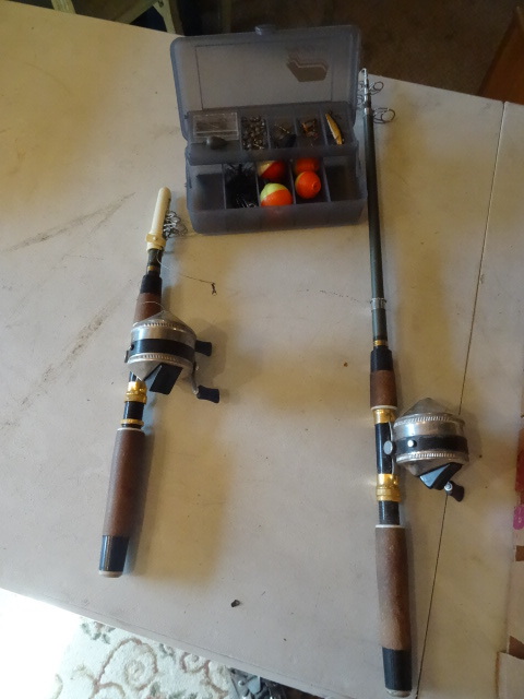 lot 141 image: 2 Collapsible Fishing Rods and Fishing