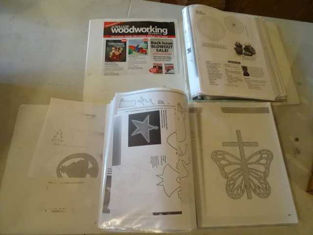 lot 157 image: 2- 3 Ring Binders of Woodworking  Books