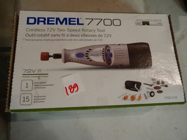 lot 189 image: Dremel 7700 Cordless 7.2 V