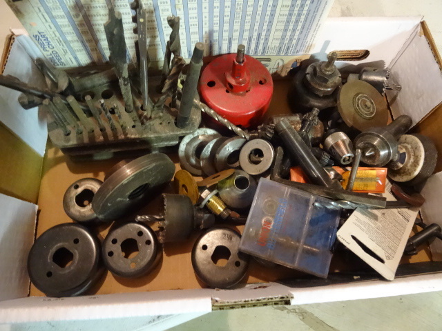 lot 203 image: Misc Hole Saws and Drill Bits