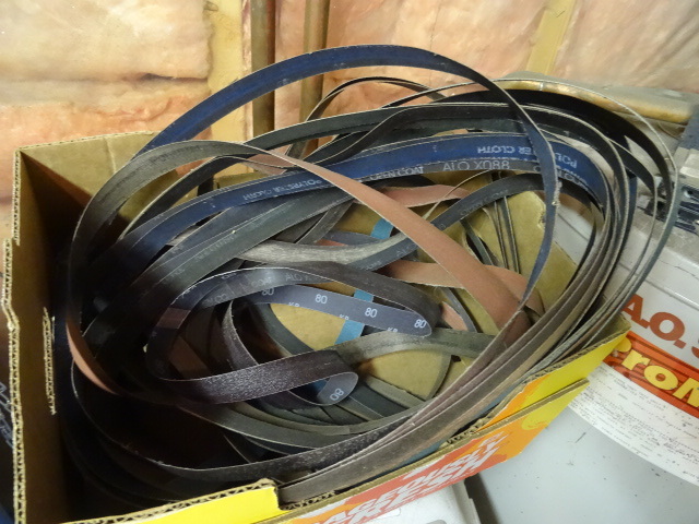 lot 210 image: Misc Sanding Belts of Various Lengths