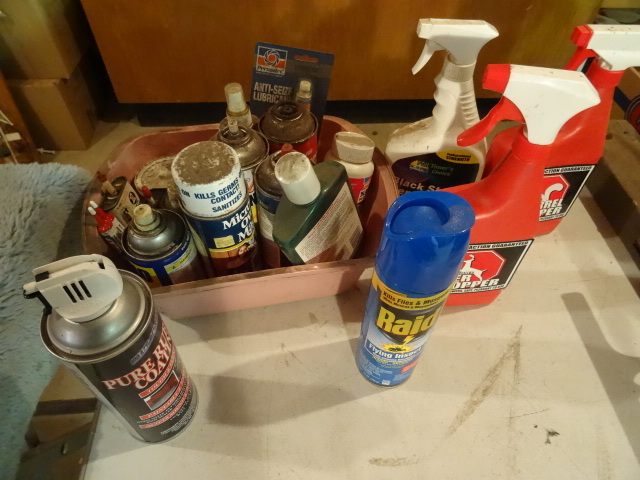 lot 216 image: Oil, WD40, Deer Stopper, Misc Springs