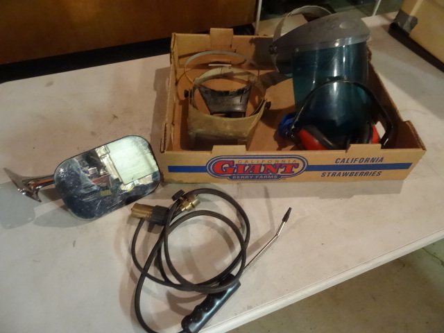 lot 225 image: Face Shield, Ear Muffs, Magnifying Visors