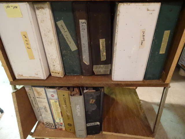 lot 264 image: Book Cart Filled with Wood Working