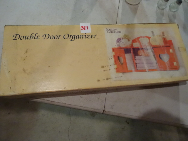 lot 327 image: Double Door Shelf Organizer