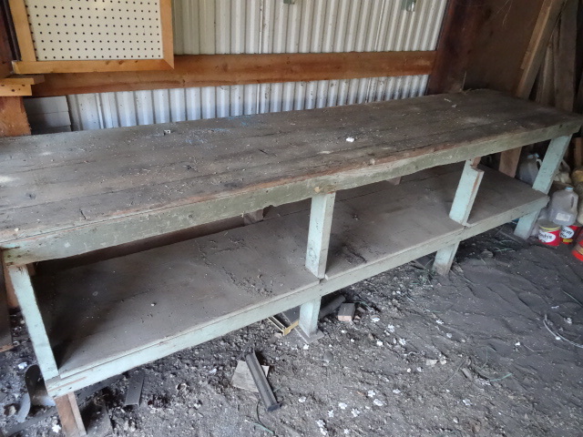 lot 346 image: Wood Work bench