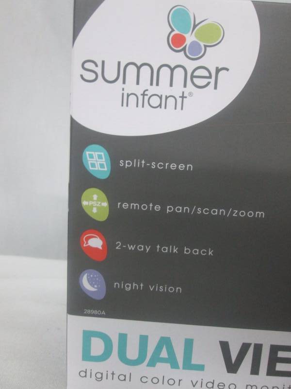 Summer Infant Dual View Split-Screen 3.5" Color Video Baby